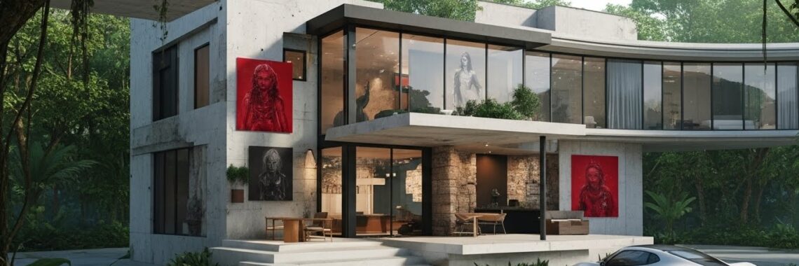 AI loodud 3D Visuaalid Loominguline portfoolio ja minimalistlik disainiinnovatsioon. See osa tutvustab silmapaistvaid projekte, mis väljendavad originaalsust, oskusi ja meie disainilahenduste sügavust